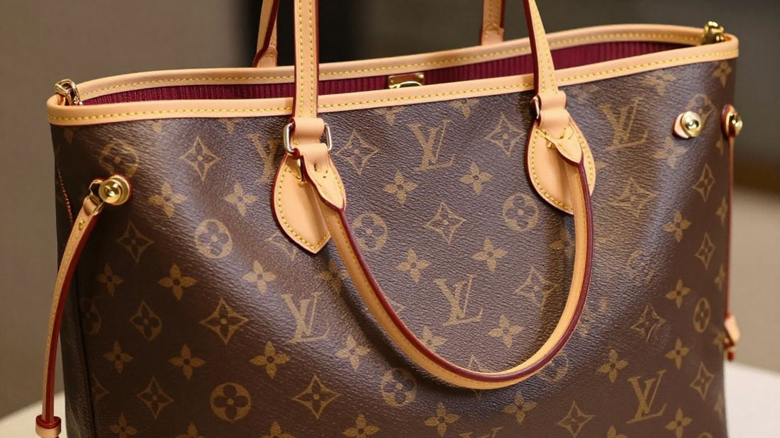 Elegant Louis Vuitton monogram tote bag