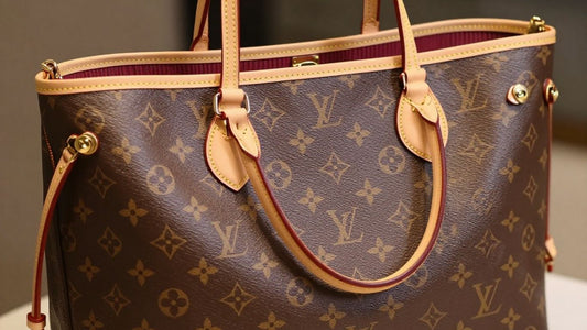 Elegant Louis Vuitton monogram tote bag