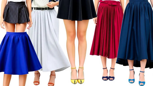 Diverse skirt styles from mini to maxi