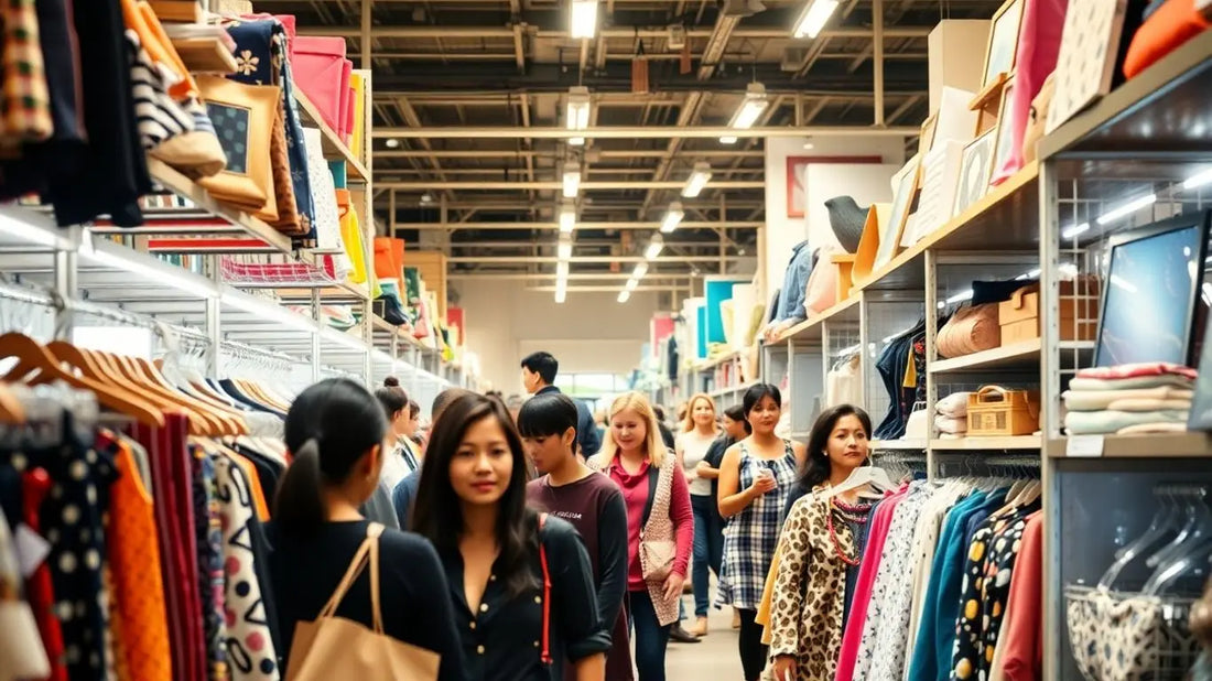 Loft Factory Outlet with clothing and home goods.